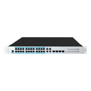 TEK-INP24G4C-M, L2 Managed 24 port 1000Mbps PoE with 4 SFP/RJ45 Combo port Industrial PoE Switch, Rack-mounting, -40℃-85℃ Operating-Temp