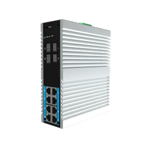TEK-INP8G4S-M, L2 Managed 8 port 1000Mbps PoE with 4 SFP Industrial PoE Switch, DIN-Rail mounting,-40℃-85℃ Operating-Temp