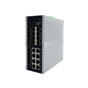 TEK-INP8G16S-M, L2 Managed 8 port 1000Mbps PoE with 16 SFP Industrial PoE Switch, DIN-Rail mounting,-40℃-85℃ Operating-Temp